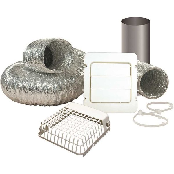 Everbilt 4 in. x 8 ft. Dryer Vent Kit with Guard TD48PGKHD6
